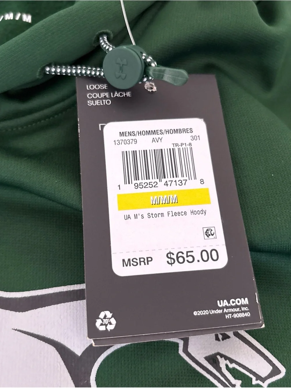 Under Armour Loyola Greyhounds Dark Green Hoodie
